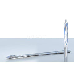 Chucking Reamer: 0.0549″ Dia, 4″ OAL, Straight Shank, Solid Carbide 4 Flute