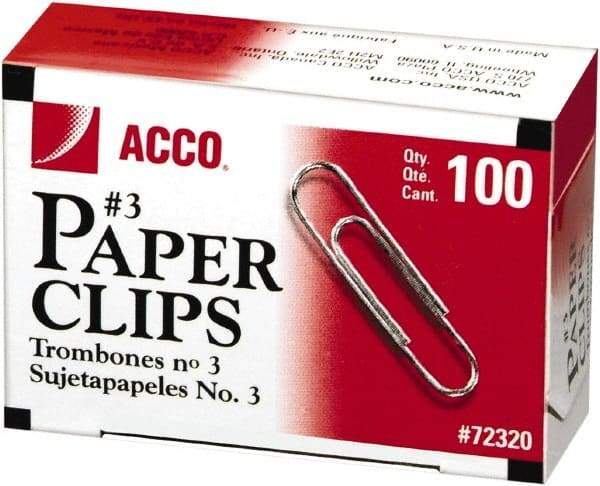 ACCO - 15/16" Wide Paper Fastener - Silver - Benchmark Tooling