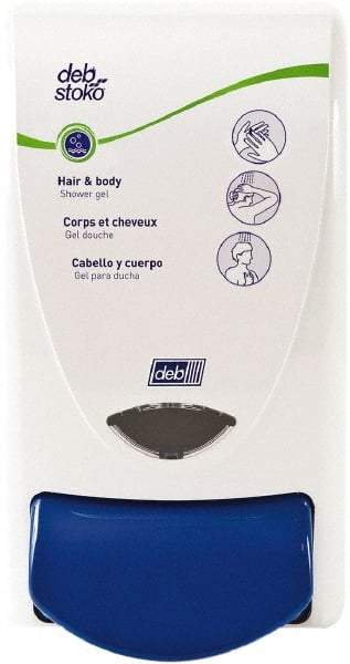 SC Johnson Professional - 1 L Gel Shower Soap Dispenser - Plastic, Wall Mounted, White - Benchmark Tooling