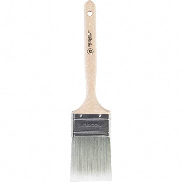 Wooster Brush - 2-1/2" Flat Polyester Sash Brush - 2-15/16" Bristle Length, 7-1/2" Wood Handle - Benchmark Tooling