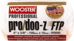Wooster Brush - 3/8" Nap, 4" Wide Paint Roller - Medium Texture, Woven - Benchmark Tooling