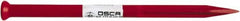 Osca - 12" OAL x 13/32" Blade Width Brick Chisel - Chrome Vanadium Steel Handle - Benchmark Tooling