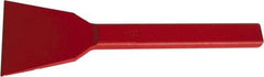 Osca - 9" OAL x 2" Blade Width Brick Chisel - Forged Steel Handle - Benchmark Tooling