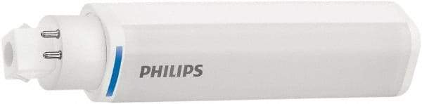 Philips - 8 Watt LED Commercial/Industrial 4 Pin Lamp - 2,700°K Color Temp, 900 Lumens, 120, 270, 347 Volts, Plug-in-Horizontal, 40,000 hr Avg Life - Benchmark Tooling