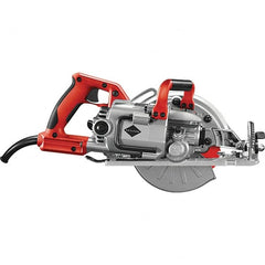 Skilsaw - 15 Amps, 7-1/4" Blade Diam, 5,300 RPM, Electric Circular Saw - 120 Volts, 8' Cord Length, 5/8" Arbor Hole, Left Blade - Benchmark Tooling