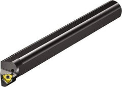 Sandvik Coromant - Internal/External Thread, Right Hand Cut, 3/4" Shank Width x 18.01mm Shank Height Indexable Threading Toolholder - 10" OAL, 266RL-16 Insert Compatibility, 266RKF Toolholder, Series CoroThread 266 - Benchmark Tooling