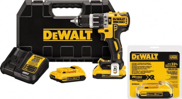 DeWALT - 20V 1/2" Chuck Cordless Hammer Drill - Benchmark Tooling