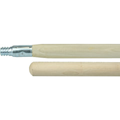 60″ Hardwood Handle, Threaded Metal Tip, 1-1/8″ Diameter - Benchmark Tooling