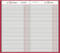 AT-A-GLANCE - 210 Sheet, 7-11/16 x 12-1/8", Composition Book - Red - Benchmark Tooling