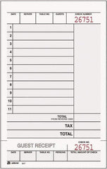 Adams Business Forms - 250 Sheet, 7-1/4 x 4-1/4", Guest Book - White - Benchmark Tooling