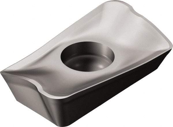 Sandvik Coromant - R39011T302 KM Grade H13A Carbide Milling Insert - Uncoated, 3.59mm Thick, 6.8mm Inscribed Circle, 0.2mm Corner Radius - Benchmark Tooling