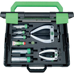 KUKKO - 1 Piece, 3/16 to 2-3/4" Spread, Blind Hole Puller Set - 1 Jaws, 5-1/4" Reach - Benchmark Tooling