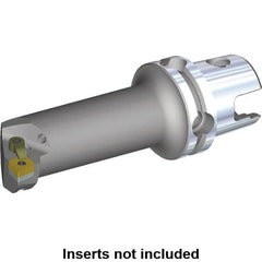 Kennametal - Left Hand Cut, 50mm Min Bore Diam, Size KM50 Modular Boring Cutting Unit Head - 4.7244" Max Bore Depth, Through Coolant, Compatible with CN.. - Benchmark Tooling