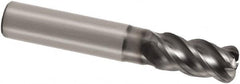 Seco - 6mm, 4 Flute, Single End, Solid Carbide, 0.3mm Corner Radius End Mill - 60mm OAL, 42° Helix, Right Hand Flute, 12mm LOC, Right Hand Cut, 18mm Extended Reach - Benchmark Tooling