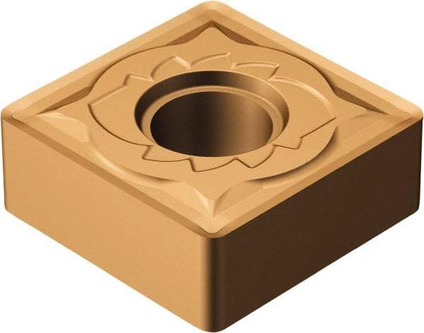 Sandvik Coromant - DNMG644 SMR Grade 1115 Carbide Turning Insert - TiAlN/AlCr2O3 Finish, 55° Diamond, 3/4" Inscr Circle, 1/4" Thick, 1/16" Corner Radius - Benchmark Tooling