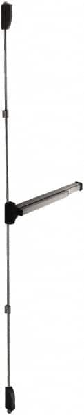 Falcon - Nonhanded, Surface Vertical Rod - Aluminum Finish, 30 to 36" Door Width, Grade 1 - Benchmark Tooling