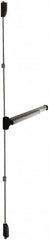 Falcon - Nonhanded, Surface Vertical Rod - Aluminum Finish, 30 to 36" Door Width, Grade 1 - Benchmark Tooling