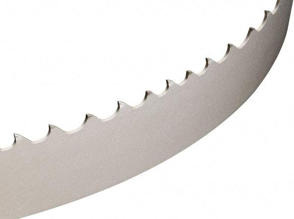 Starrett - 3 to 4 TPI, 15' Long x 1-1/2" Wide x 0.05" Thick, Welded Band Saw Blade - Bi-Metal, Toothed Edge - Benchmark Tooling