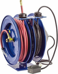 CoxReels - 50' Spring Retractable Hose Reel - 300 psi, Hose Included - Benchmark Tooling