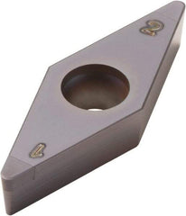 Seco - VBGW332 Grade CBN060K CBN Turning Insert - 35° Diamond, 3/8" Inscr Circle, 3/16" Thick, 1/32" Corner Radius - Benchmark Tooling