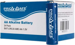 PRO-SAFE - Size AA, Alkaline, Standard Battery - 1.5 Volts, Flat Terminal, LR6 - Benchmark Tooling