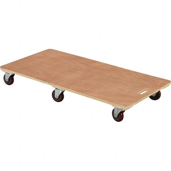 Vestil - 1,200 Lb Capacity Wood Dolly - 48" Long x 24" Wide - Benchmark Tooling