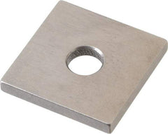 Mitutoyo - 0.118" Square Steel Gage Block - Accuracy Grade 0, Includes Certificate of Inspection - Benchmark Tooling