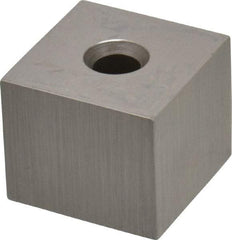 Mitutoyo - 0.8" Square Steel Gage Block - Accuracy Grade 0, Includes Certificate of Inspection - Benchmark Tooling