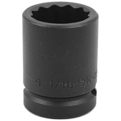 SK - Impact Socket - 3/4"DR 12PT 1-1/16" THIN WALL IMPACT SOCKET - Benchmark Tooling