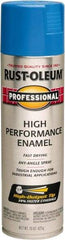 Rust-Oleum - Safety Blue, Gloss, Rust Proof Enamel Spray Paint - 14 Sq Ft per Can, 15 oz Container, Use on Multipurpose - Benchmark Tooling