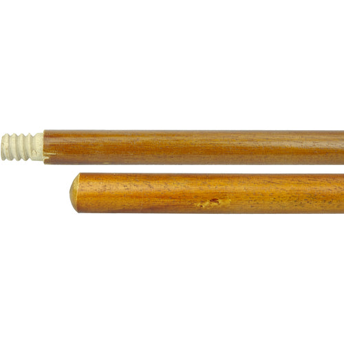 54″ Hardwood Handle, Threaded Wood Tip, 15/16″ Diameter - Benchmark Tooling