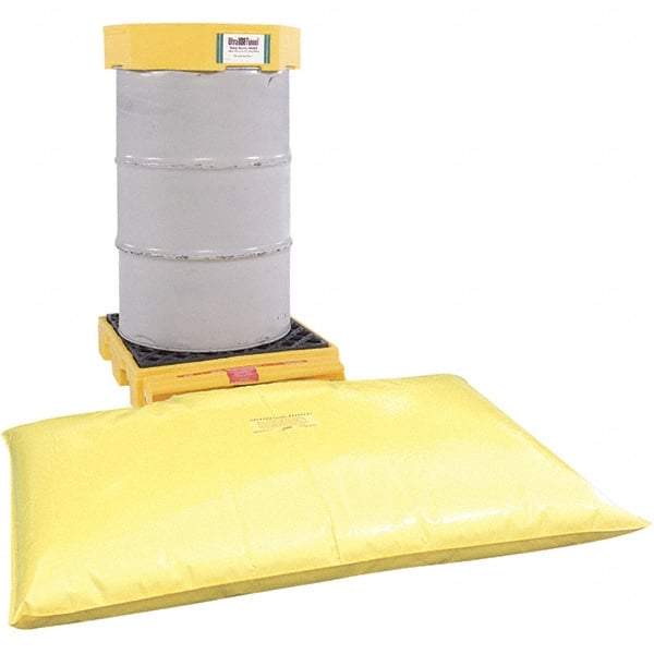 UltraTech - 66 Gal Sump, 1,500 Lb Capacity, 1 Drum, Polyethylene Spill Deck or Pallet - 30" Long x 25" Wide x 4" High, Low Profile, 1 Tank Drum Configuration - Benchmark Tooling