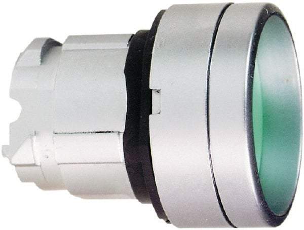 Schneider Electric - 22mm Mount Hole, Recessed, Pushbutton Switch Only - Round, Green Pushbutton, Nonilluminated, Momentary (MO) - Benchmark Tooling