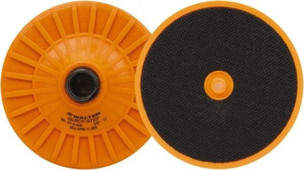 WALTER Surface Technologies - 4-1/2" Diam Hook & Loop Disc Backing Pad - 11,000 RPM - Benchmark Tooling