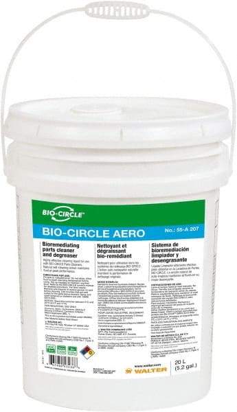 Bio-Circle - 5.3 Gal Bucket Parts Washer Fluid - Water-Based - Benchmark Tooling