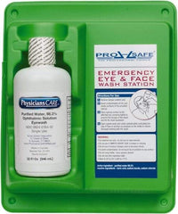 PRO-SAFE - 32 oz, Disposable Eyewash Single Station - Approved by FDA - Benchmark Tooling