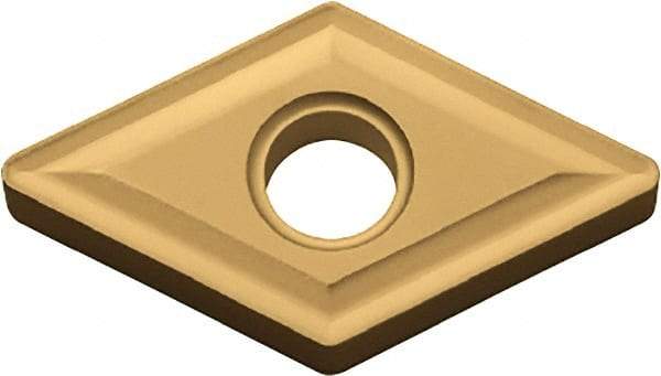 Kyocera - DNMG442 Grade CA525 Carbide Turning Insert - TiCN/Al2O3/TiN Finish, 55° Diamond, 1/2" Inscr Circle, 1/4" Thick, 1/32" Corner Radius - Benchmark Tooling