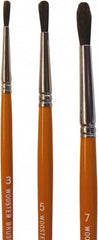 Wooster Brush - #7 Camel Hair Artist's Paint Brush - 3/16" Wide, 3/4" Bristle Length, 5-11/16" Plastic Handle - Benchmark Tooling
