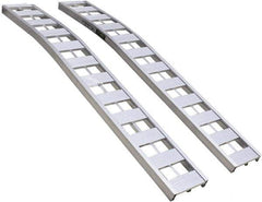 Erickson Manufacturing - 90" Long x 12" Wide, 3,000 Lb Capacity, Arched Truck Ramp - Aluminum, For All Vehicles - Benchmark Tooling