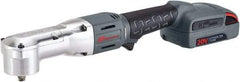 Ingersoll-Rand - 3/8" Drive 20 Volt Angled Cordless Impact Wrench & Ratchet - 1,900 RPM, 3,000 BPM, 180 Ft/Lb Torque, Lithium-Ion Batteries Not Included - Benchmark Tooling