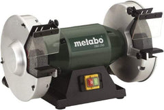 Metabo - 10" Wheel Diam x 1-1/2" Wheel Width, 1-1/2 hp Bench Grinder - 1-1/2" Arbor Hole Diam, 1 Phase, 1,780 Max RPM, 120 Volts - Benchmark Tooling