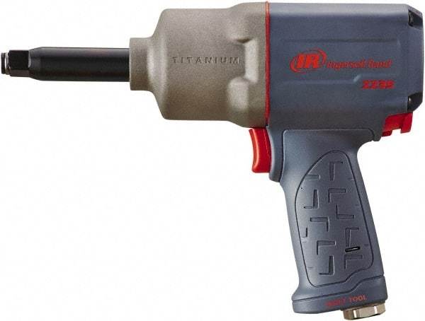 Ingersoll-Rand - 1/2" Drive, 8,500 RPM, 900 Ft/Lb Torque Impact Wrench - Pistol Grip Handle, 1,220 IPM, 24 CFM, 90 psi, 1/4" NPT Inlet - Benchmark Tooling