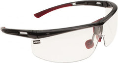 North - Safety Glasses - CLR LEN TRANSLCNT BLK ADAPTEC WIDE SAFETY GLS - Benchmark Tooling