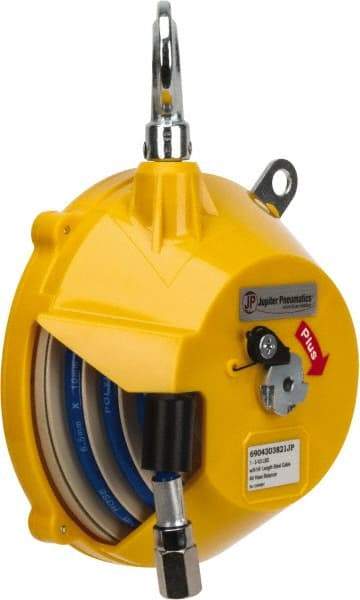 PRO-SOURCE - 3.33 Lb Load Capacity, 4.59' Travel Distance, Tool Balancer - Polyurethane Cable, Plastic Housing - Benchmark Tooling