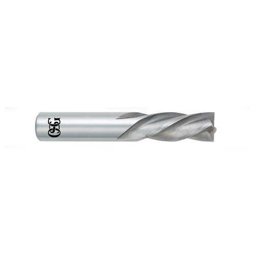 3/16″ Dia. × 3/16″ Shank × 5/8″ DOC × 2″ OAL, Carbide, Bright, 4 Flute, Square, Solid End Mill - Benchmark Tooling