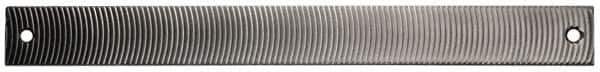 PFERD - 14" Long, Bastard Cut, Flat American-Pattern File - Curved Cut, 0.38" Overall Thickness, Flexible - Benchmark Tooling