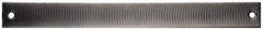 PFERD - 12" Long, Smooth Cut, Flat American-Pattern File - Curved Cut, 0.38" Overall Thickness, Flexible - Benchmark Tooling