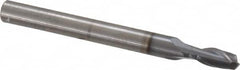 OSG - 5/32", 5/16" LOC, 3/16" Shank Diam, 2" OAL, 2 Flute, Solid Carbide Square End Mill - Single End, TiCN Finish, Spiral Flute, 30° Helix, Centercutting, Right Hand Cut, Right Hand Flute, Series 412 - Benchmark Tooling
