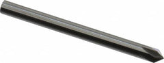 Keo - 1/8" Head Diam, 1/8" Shank Diam, 6 Flute 82° Solid Carbide Countersink - Bright Finish, 1-1/2" OAL, Single End - Benchmark Tooling