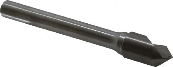 Keo - 3/8" Head Diam, 1/4" Shank Diam, 1 Flute 82° Solid Carbide Countersink - Benchmark Tooling